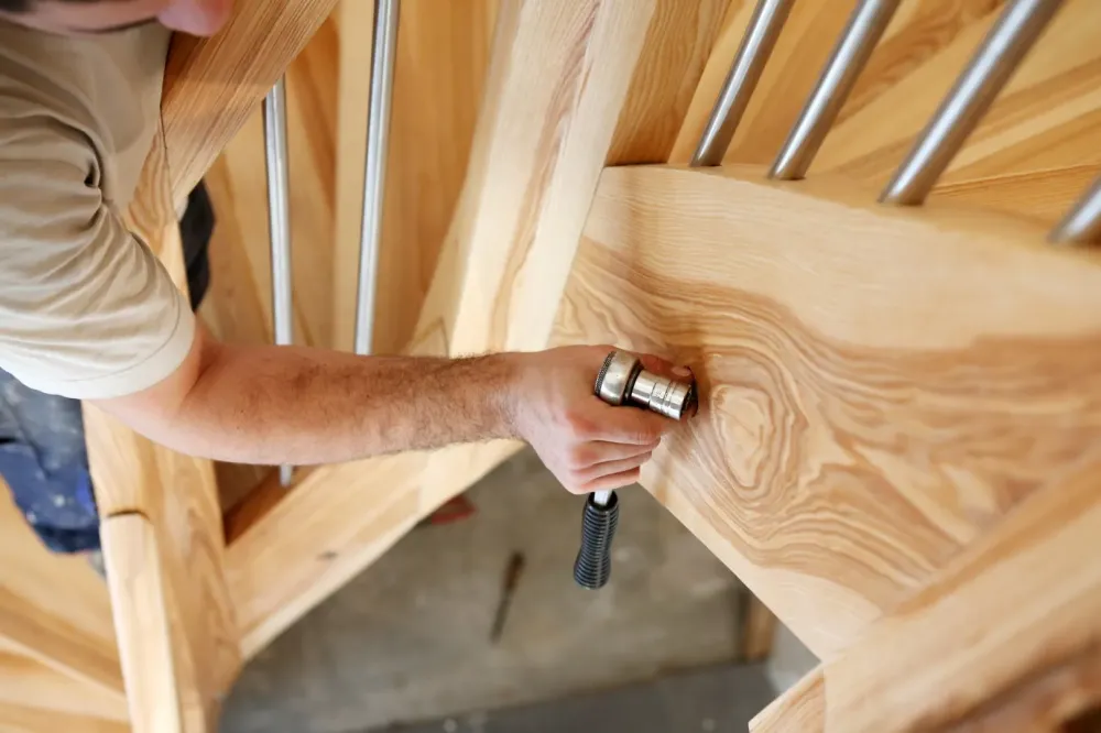 Escalier en bois